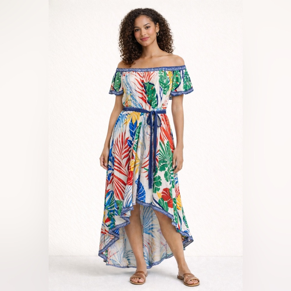 Flying Tomato Off Shoulder Floral Dress